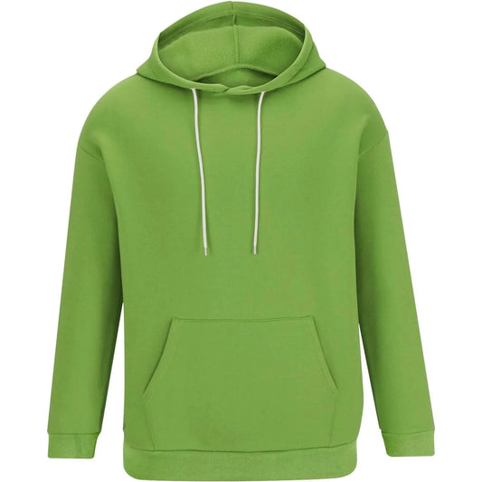 Hoodie For Men Big And Tall,men Casual Overiszed Hoodies Round Neck With Pocket Pullover Long Sleeve Tops Sweatshirt 🌴 VibeFlex Sports