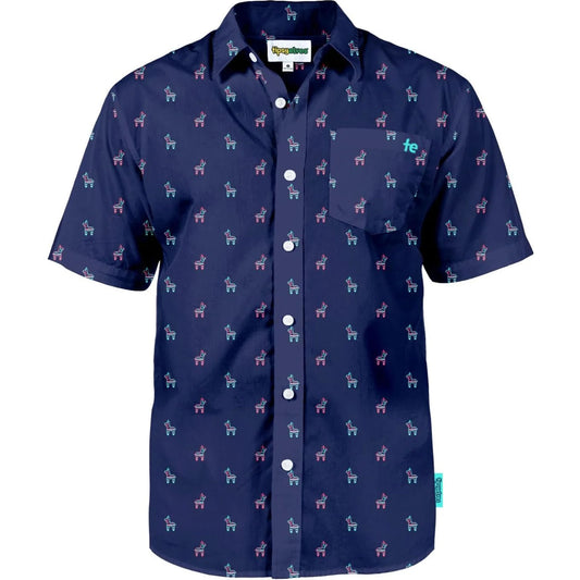 Hawaiian Shirts For Men - Casual Beach & Summer Party Shirts For Men - Stretch Fabric With Modern Fit 🌴 VibeFlex Sports
