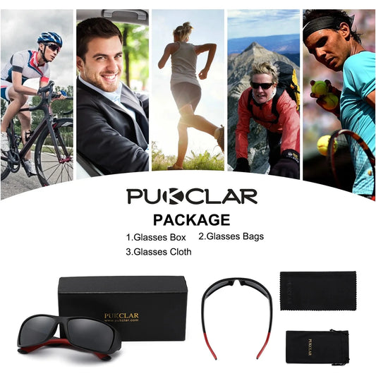 Polarized Sports Sunglasses For Men Women Driving Sunglasses Cycling Running Fishing Golf Goggles Unbreakable Frame 🌴