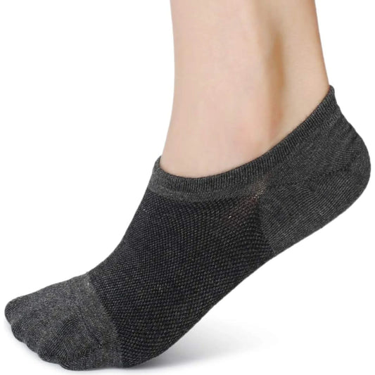Women’s 6 Pairs Bamboo Mesh Design Low Cut Non Slip No Show Socks 🌴 VibeFlex Sports