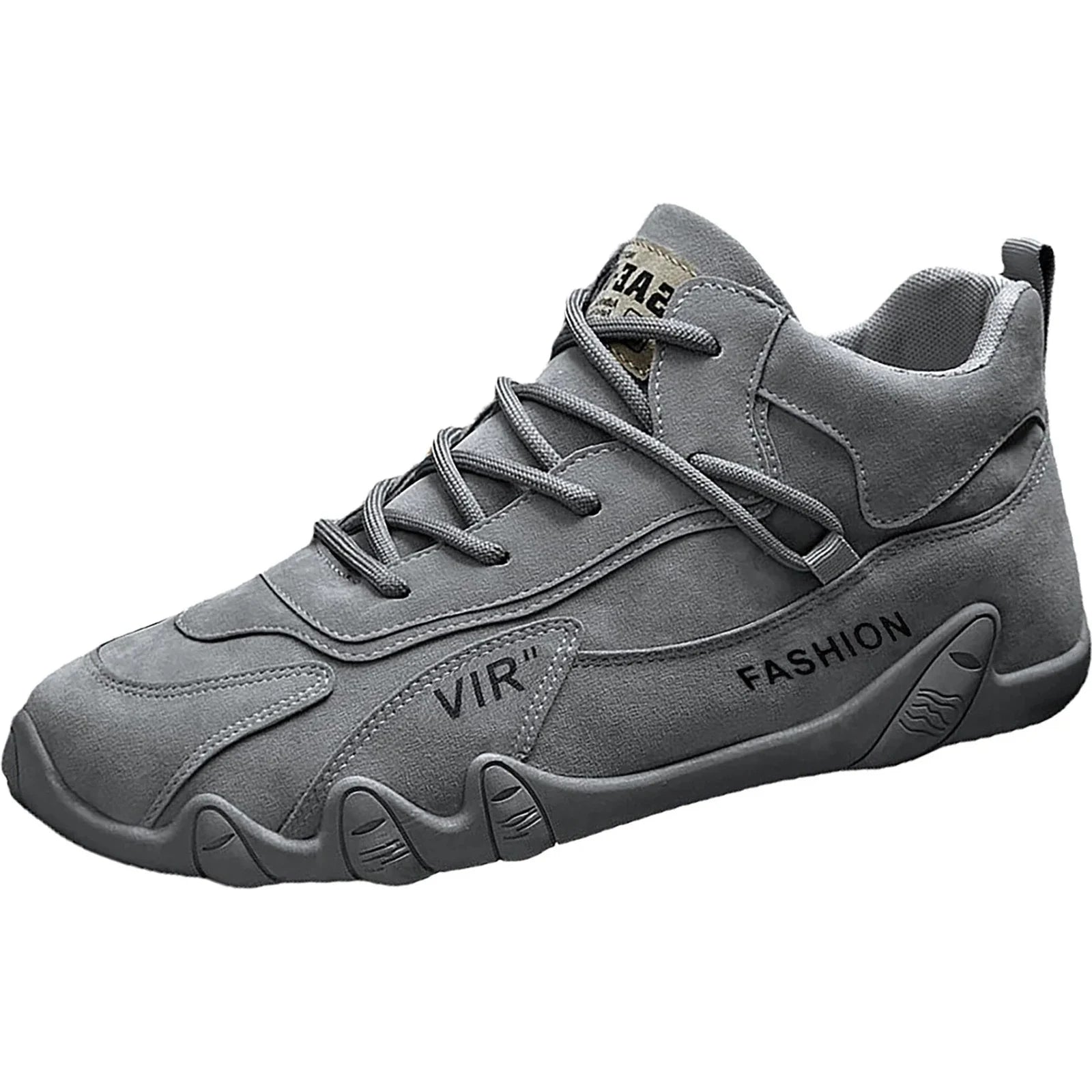 Basketball Shoes Mens Casual Shoes Lace Up Extra Wide Dress Shoes For Men Sports Shoes For Men Popular Labor Work Shoes Wear High Top Board Shoes Casual Leisure Shoes Mens Leather Casual Shoes 🌴 VibeFlex Sports