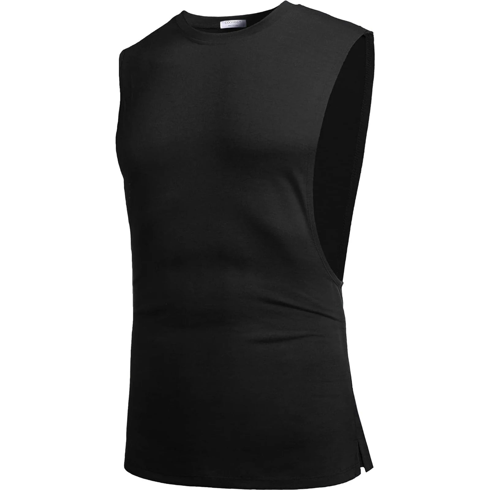 Men Workout Tank Top Gym Bodybuilding Sleeveless Muscle T Shirts Cut Off Shirts 🌴 VibeFlex Sports