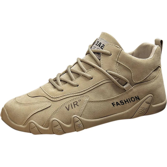 Men's Basketball Shoes - Extra Wide Lace-up Sports And Casual Footwear, High Top Dress And Labor Work Shoes, Leather Casual Options 🌴 VibeFlex Sports