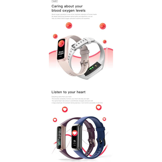 Health And Fitness Tracker For Men And Women, Amoled Display, Compatible With Android & Ios, Includes Alarm, Stopwatch, Blood Pressure Monitor, Calorie Tracking, Ip68 Waterproof, Step Tracking 🌴 VibeFlex Sports