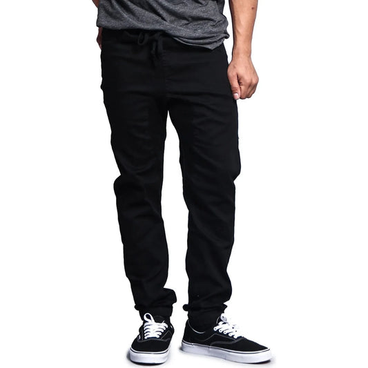 Men's Stretch Twill Drop Crotch Jogger Pants, Available In Sizes Up To 5x 🌴