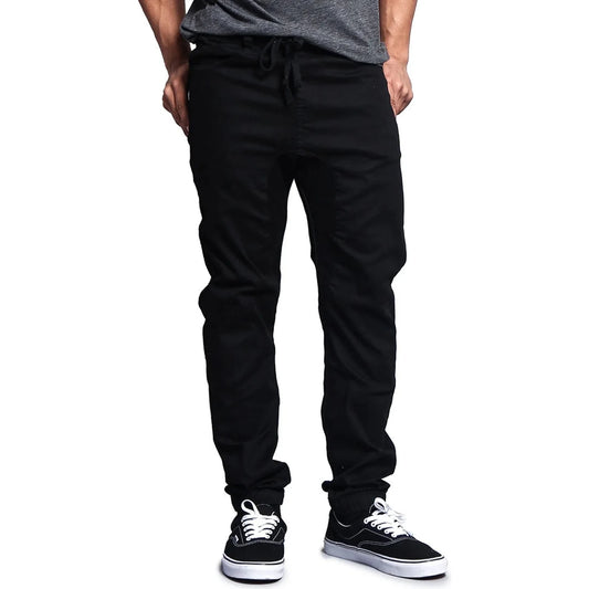 Men's Stretch Twill Drop Crotch Jogger Pants, Available In Sizes Up To 5x 🌴