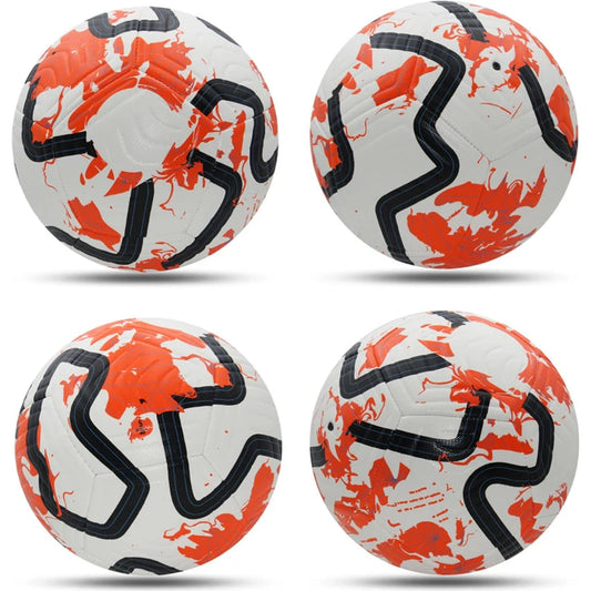 Soccer Balls Standard Size 5 Machine-stitched Ball Pu Material Sports League Outdoor Match Football Training Ball Futbol Voetbal 🌴
