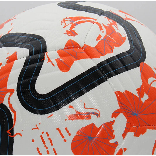 Soccer Balls Standard Size 5 Machine-stitched Ball Pu Material Sports League Outdoor Match Football Training Ball Futbol Voetbal 🌴