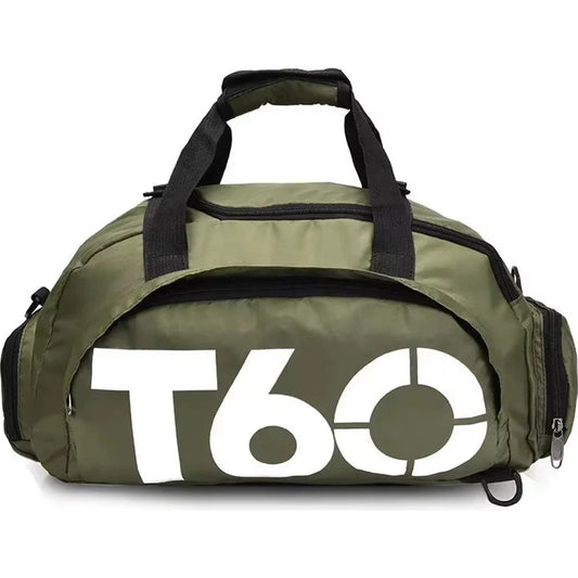 T60 Waterproof Gym Sports Bags For Men And Women - Multifunctional Molle Fitness Training Backpacks And Travel Luggage Shoulder Handbags 🌴 VibeFlex Sports