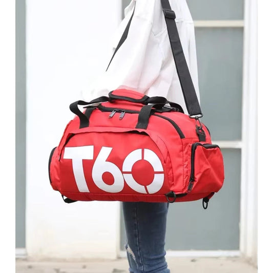 T60 Waterproof Gym Sports Bags For Men And Women - Multifunctional Molle Fitness Training Backpacks And Travel Luggage Shoulder Handbags 🌴 VibeFlex Sports