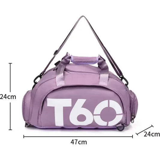 T60 Waterproof Gym Sports Bags For Men And Women - Multifunctional Molle Fitness Training Backpacks And Travel Luggage Shoulder Handbags 🌴 VibeFlex Sports