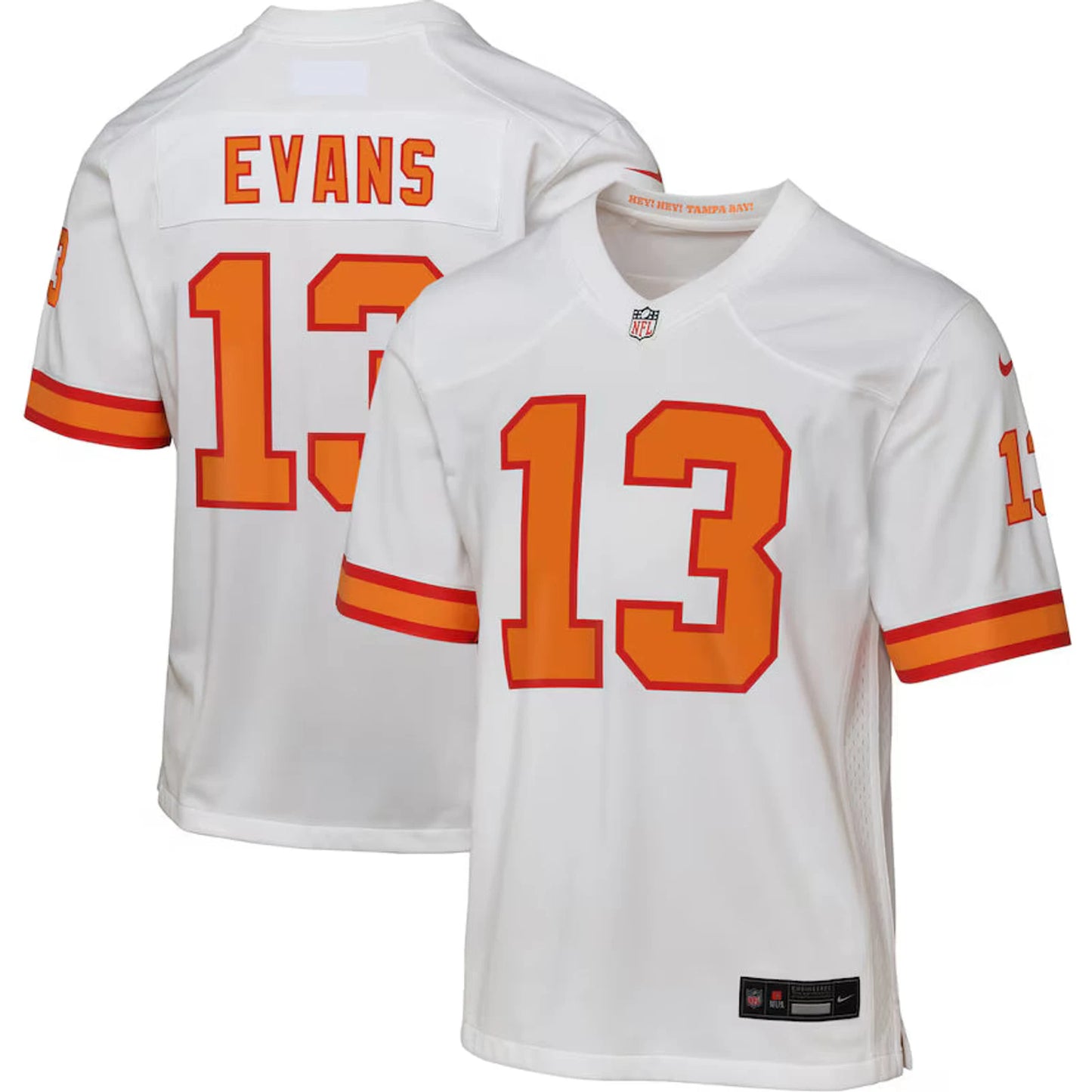 Mike Evans Tampa Bay Buccaneers Youth Game Jersey - White 🌴 VibeFlex Sports