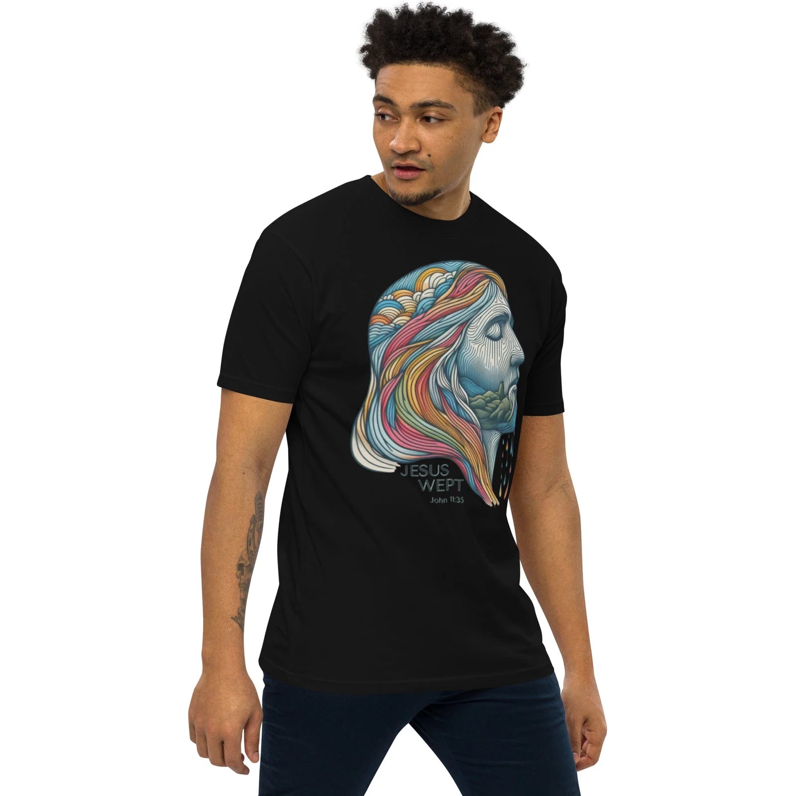 Men’s Premium Heavyweight Tee 🌴 VibeFlex Sports