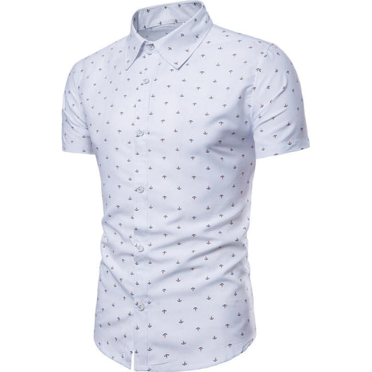 Casual Floral Flowers Short-sleeved Slim Fit 🌴 VibeFlex Sports
