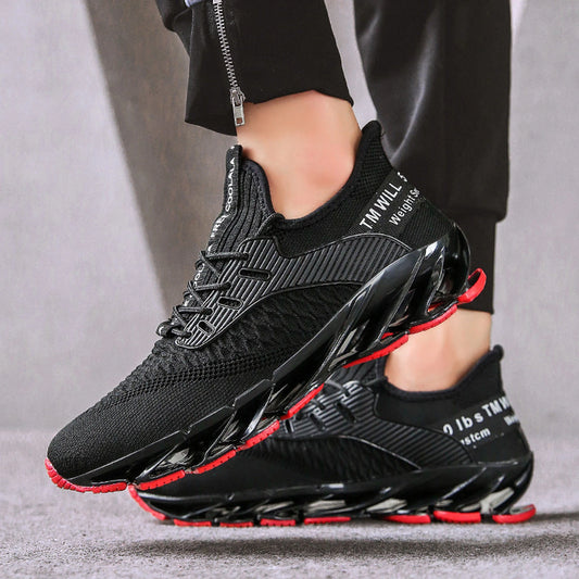 Flying Woven Mesh Shoes Sports Running Shoes 🌴