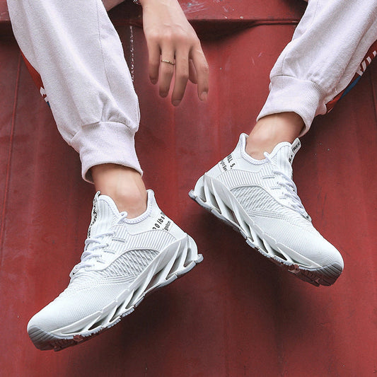 Flying Woven Mesh Shoes Sports Running Shoes 🌴