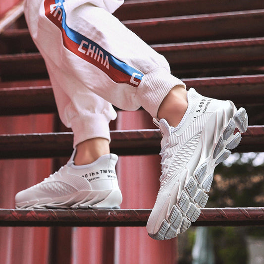 Flying Woven Mesh Shoes Sports Running Shoes 🌴