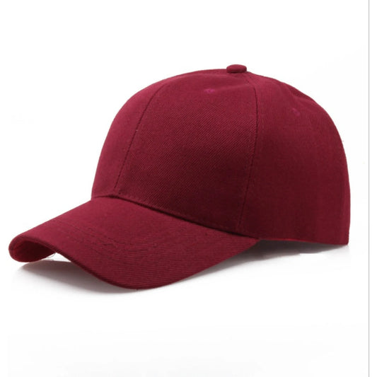 Cotton Solid Color Unisex Outdoor Sports And Leisure Cap Baseball Cap 🌴