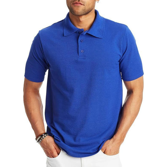 Loose And Simple Men's Short-sleeved Polo Shirt 🌴 VibeFlex Sports