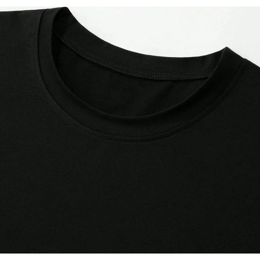 Men's 100% Pure Cotton Loose Fit Comfortable Sports And Leisure Letter K King Printed Round Neck Long Sleeved T-shirt Top 🌴 VibeFlex Sports