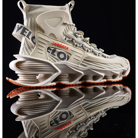 High-top Thick-soled Increase Men's Trendy Basketball Sneakers 🌴 VibeFlex Sports