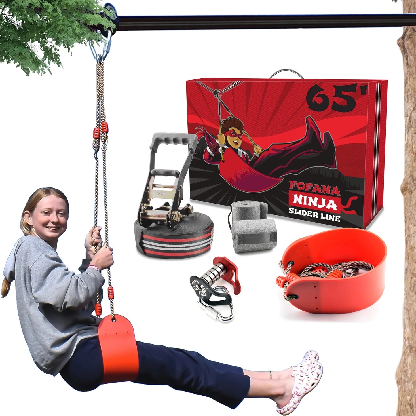 Ninja Slider Line Kit - 65 Feet 🌴 Fofana
