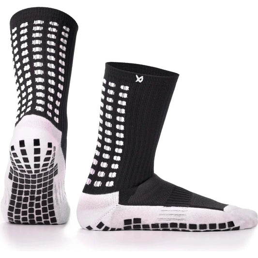 Grip Socks Football - Anti Slip Football Socks Calf - Lux - Black 🌴 LUX Sports