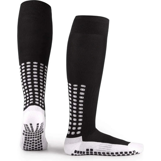 Grip Socks Football Knee Socks - Lux - Black 🌴 LUX Sports