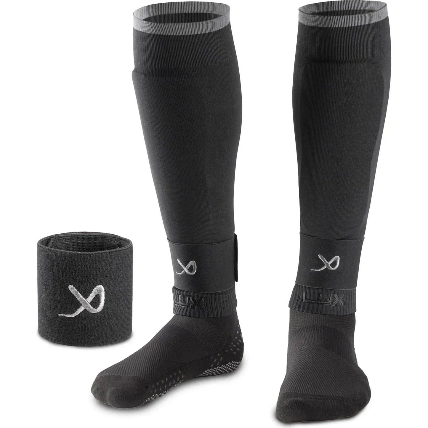 Football Sleeves - Black - Lux 🌴 LUX Sports