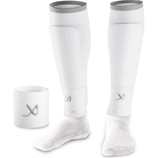 Football Sleeves - White - Lux - White / Medium 🌴 LUX Sports
