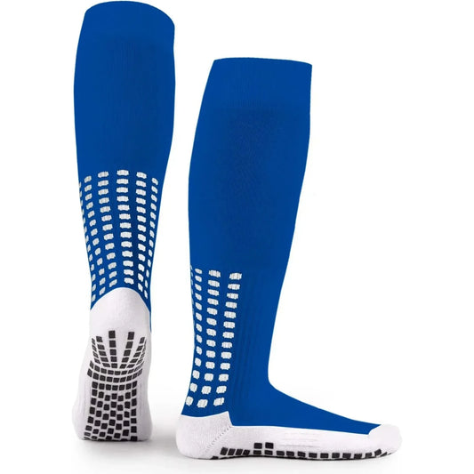 Grip Socks Football Knee Socks - Blue - Lux 🌴 LUX Sports