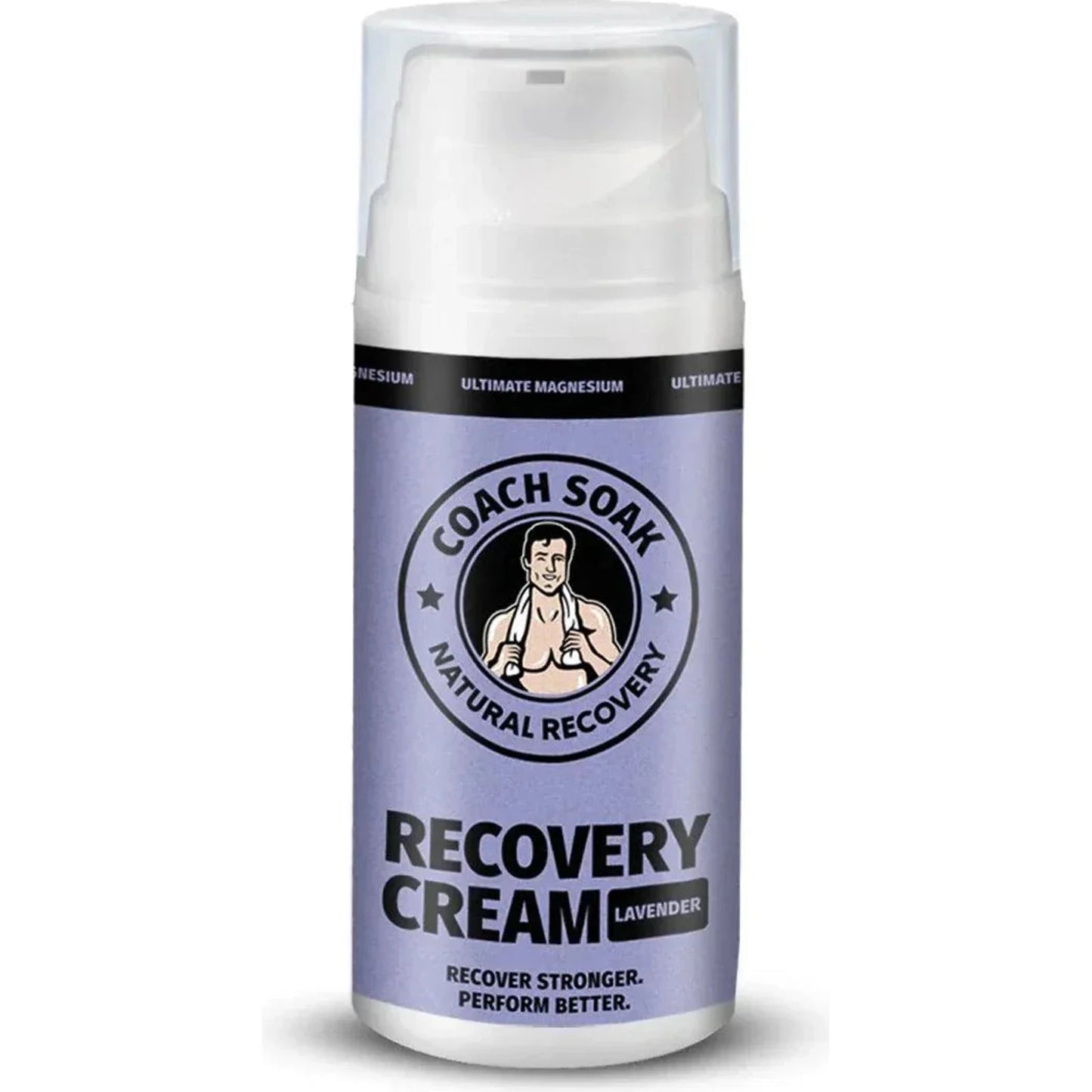 Coach Soak Magnesium Recovery Cream - Calming Lavendar 🌴 Angles90®