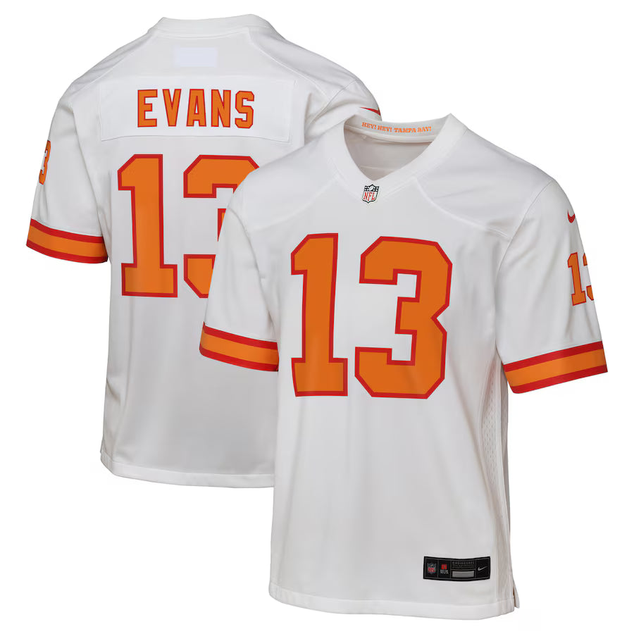 Mike Evans Tampa Bay Buccaneers Youth Game Jersey - White VibeFlex Sports